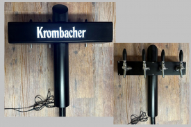 Krombacher schwarz matt
